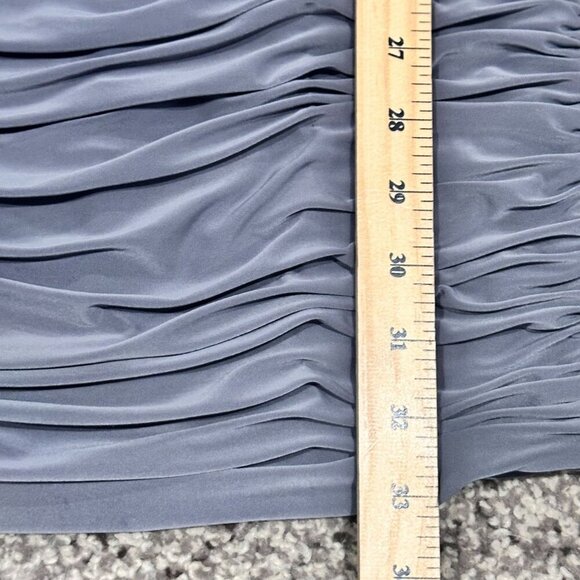 Bee Darlin Grey Beaded Dress Rhinestone Formal Cocktail party prom y2k 90s retro - Picture 9 of 14